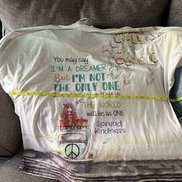 Graphic Tee with Inspirational Kindness Quote​ - Picture 4 of 4